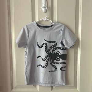 Tea Collection Light Blue Octopus Tee